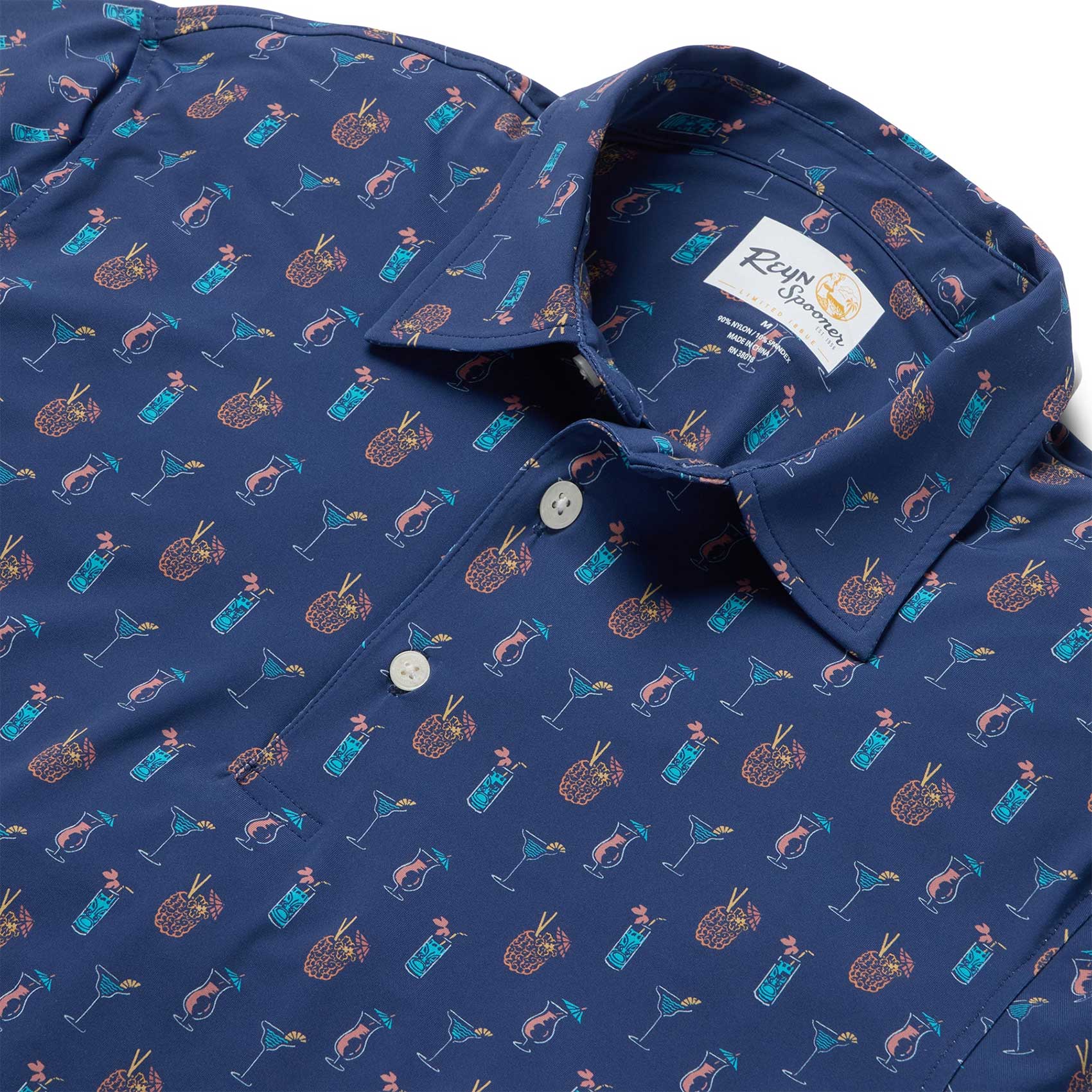 Blue Hawaii Performance Polo - Indigo - Image 2